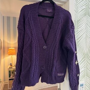 Taylor Swift Speak Now Purple Cardigan (Size M/L)